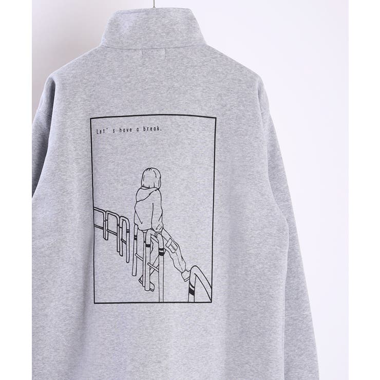 TASOGARE 裏起毛 ハーフジップ 長袖 トレーナー | WESTSEA | 詳細画像30 