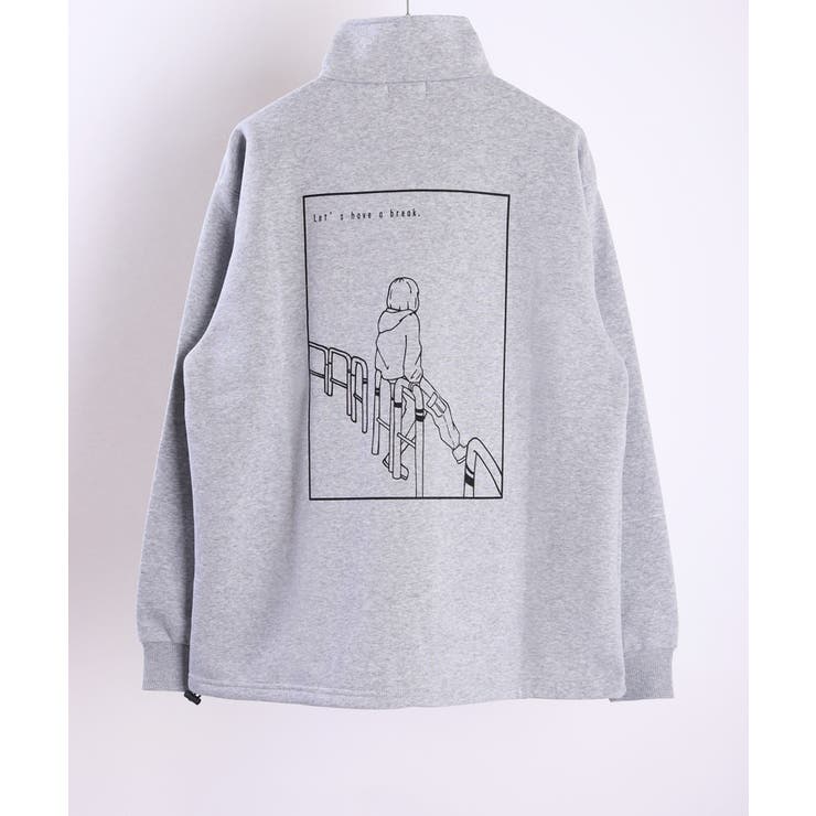 TASOGARE 裏起毛 ハーフジップ 長袖 トレーナー | WESTSEA | 詳細画像31 