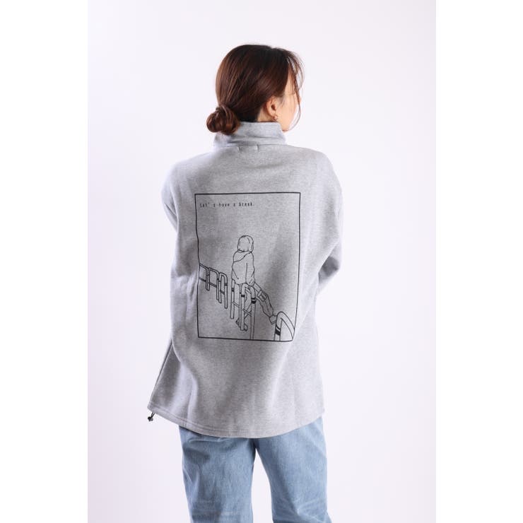 TASOGARE 裏起毛 ハーフジップ 長袖 トレーナー | WESTSEA | 詳細画像34 