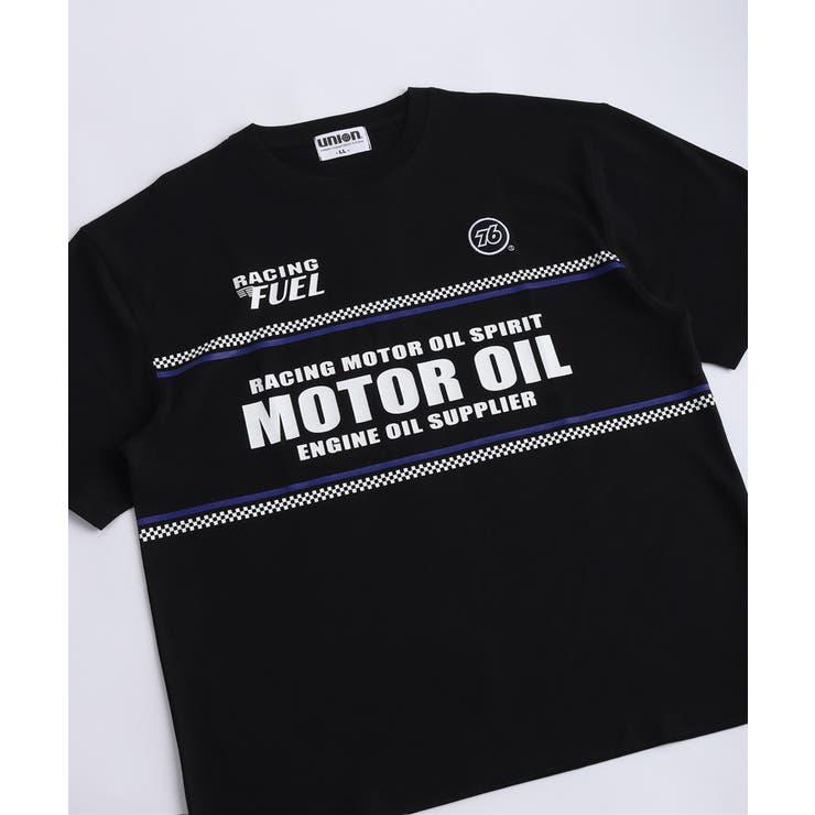 8.ブラックC | 76 ナナロク モーターグラフィック 半袖Tシャツ | WESTSEA