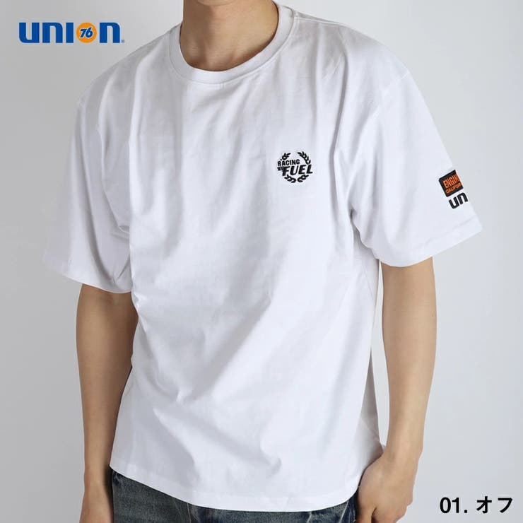01.ホワイト | 76 ナナロク ワンポイント刺繍 半袖Tシャツ | WESTSEA