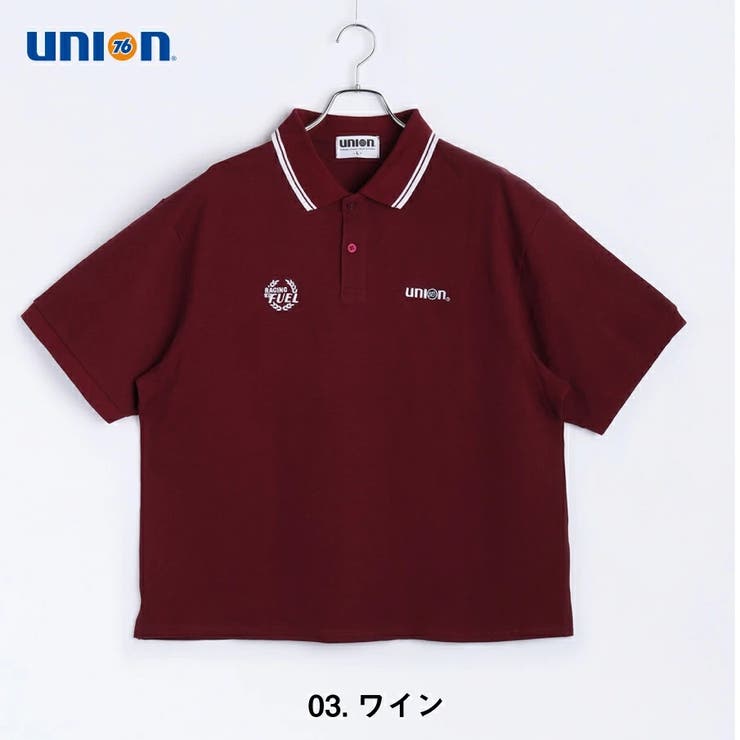 03.ワイン | 76 / ナナロク 鹿の子 ポロシャツ 半袖 ルーズフィット | WESTSEA