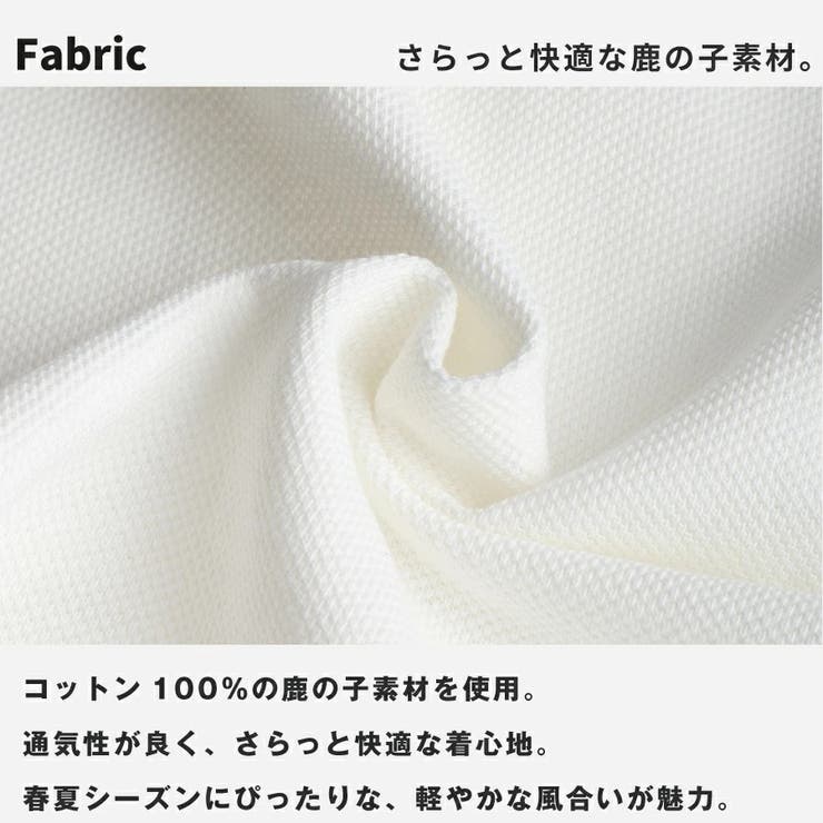 76 / ナナロク 鹿の子 ポロシャツ 半袖 ルーズフィット | WESTSEA | 詳細画像3 
