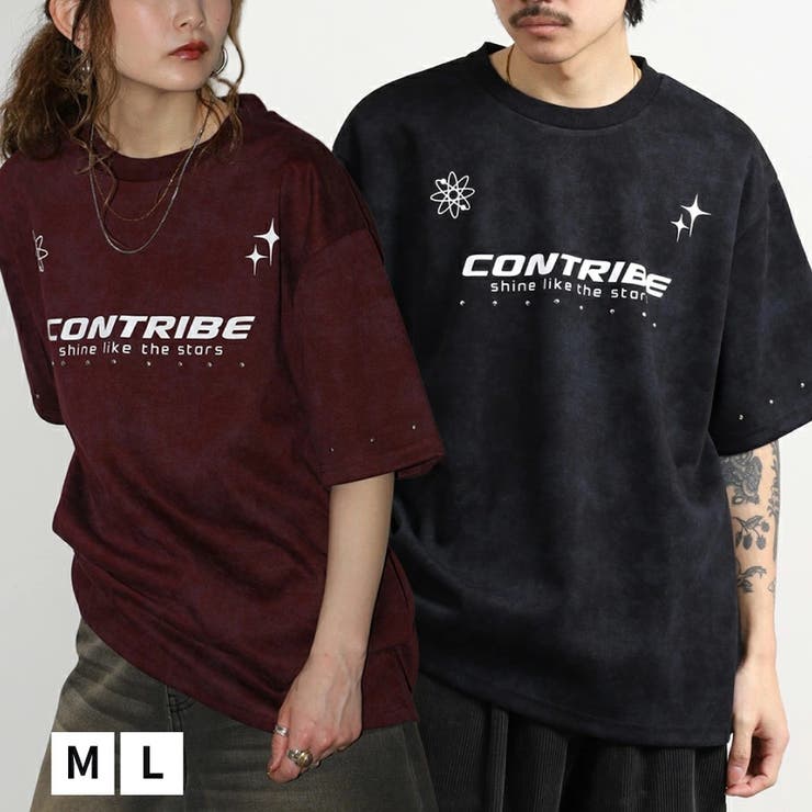 WESTSEA ニュアンスマーブルプリント スタッズ半袖Ｔシャツ | WESTSEA | 詳細画像1 