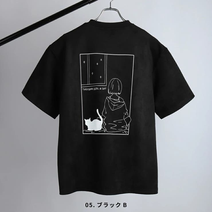05.ブラックB | フェイクスエード Tシャツ メンズ | WESTSEA