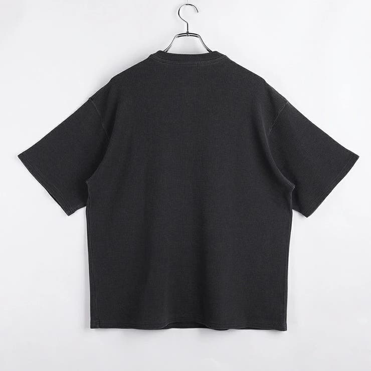 ピグメント加工 ワッフル ヘンリーネックTシャツ | WESTSEA | 詳細画像6 