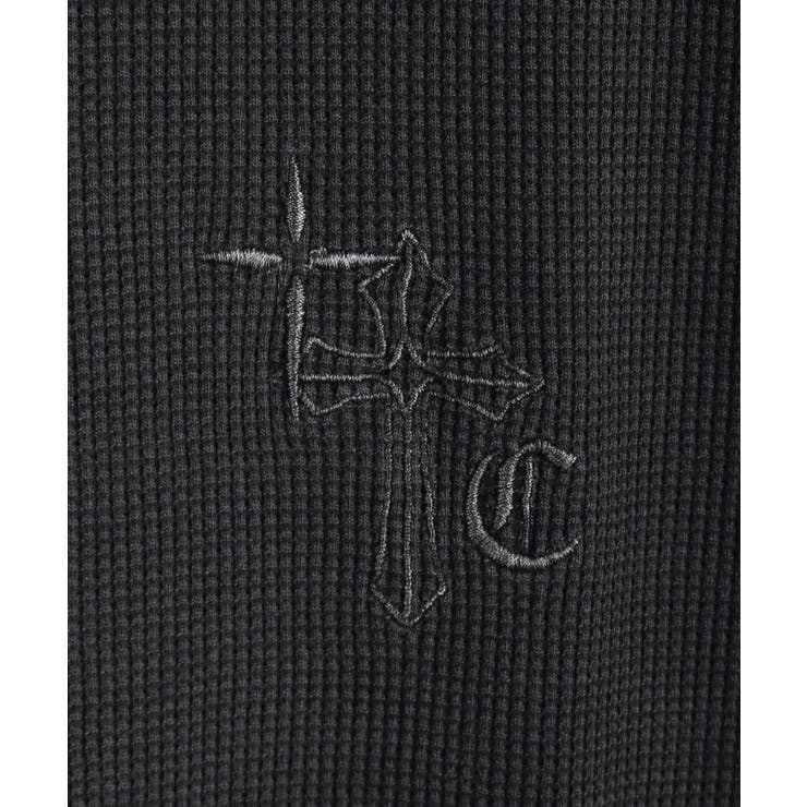 ピグメント加工 ワッフル ヘンリーネックTシャツ | WESTSEA | 詳細画像7 