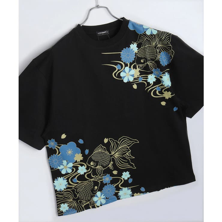 和柄プリントTシャツ メンズ 半袖 | WESTSEA | 詳細画像8 