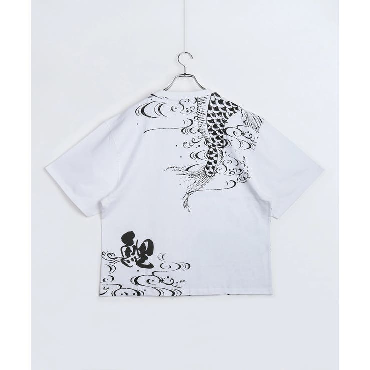 和柄プリントTシャツ メンズ 半袖 | WESTSEA | 詳細画像4 