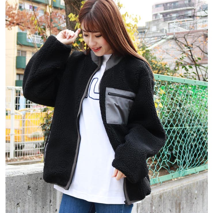 ボアブルゾン レディース メンズ[品番：WETM0000576]｜WESTSEA