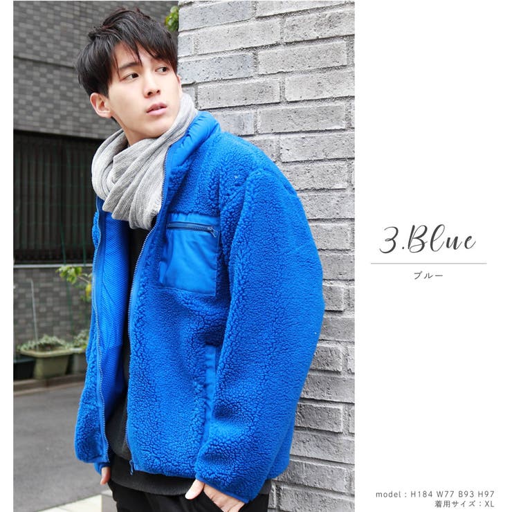 ボアブルゾン レディース メンズ[品番：WETM0000576]｜WESTSEA