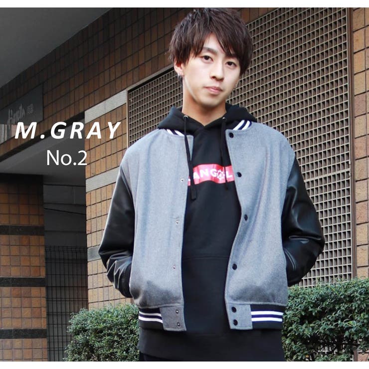 スタジャン メルトン スタジアムジャケット[品番：WETM0000442