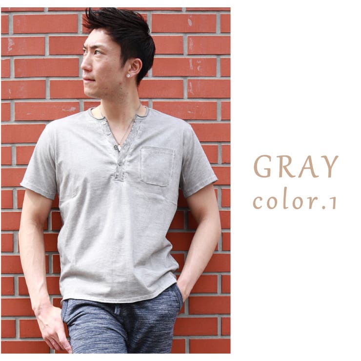 ヘンリーネック 半袖 ｔシャツ 品番 Wetm Westsea ウエストシー のメンズファッション通販 Shoplist ショップリスト