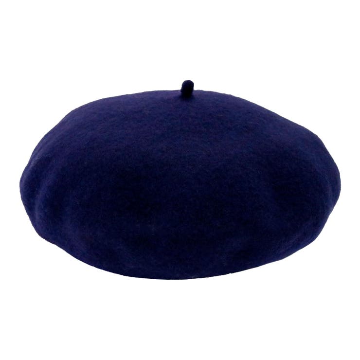 流行に左右されない、秋冬の定番アイテムシンプルフェルトベレー帽