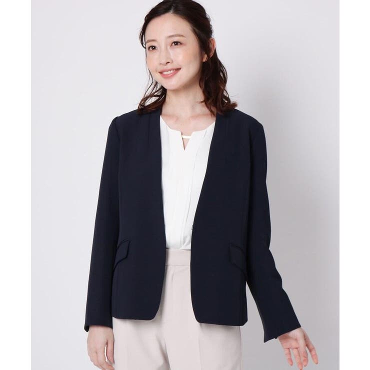 ダブルクロスノーカラージャケット 品番 Wrdw The Shop Tk ザショップティーケー のレディース ファッション通販 Shoplist ショップリスト