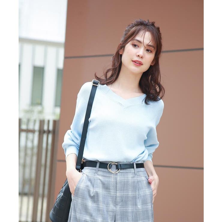 毛玉になりにくい 洗濯機可 レーヨンナイロンvネックニット 品番 Wrdw The Shop Tk ザショップティーケー のレディースファッション通販 Shoplist ショップリスト