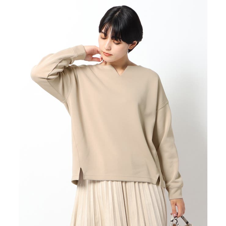 Web 一部店舗限定 Bouo ダンボールキーネックプルオーバー 品番 Wrdw The Shop Tk ザショップ ティーケー のレディースファッション通販 Shoplist ショップリスト