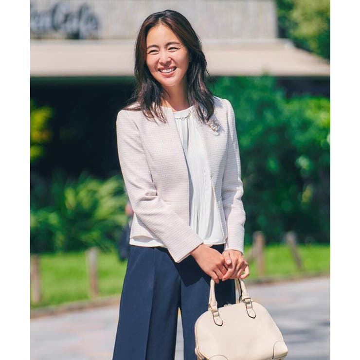 ママスーツ 入学式 卒業式 スーツ セレモニー ノーカラーツイードジャケット 品番 Wrdw The Shop Tk ザショップティーケー のレディースファッション通販 Shoplist ショップリスト