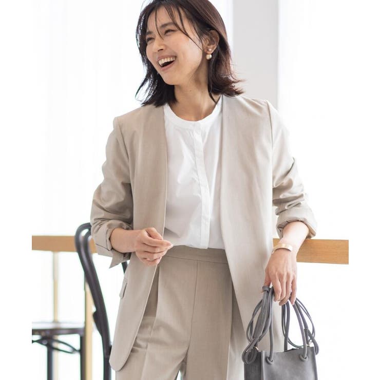 Very6月号掲載 Carreman 美for ノーカラージャケット 品番 Wrdw The Shop Tk ザショップティーケー の レディースファッション通販 Shoplist ショップリスト