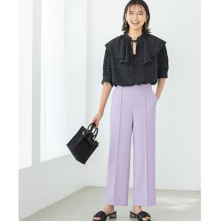 Very6月号掲載 Carreman 美for ワイドパンツ 品番 Wrdw The Shop Tk ザショップティーケー のレディース ファッション通販 Shoplist ショップリスト