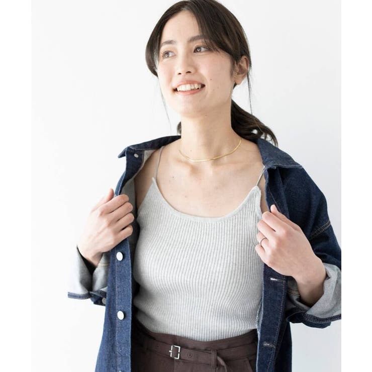 肩ヒモニットタンク 品番 Wrdw The Shop Tk ザショップティーケー のレディースファッション通販 Shoplist ショップリスト