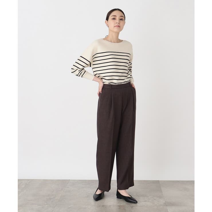 ライトベージュ(051)】ウーリッシュワイドパンツ ~FromTheVoice~【洗濯機洗い可】[品番：WRDW0172638]｜THE SHOP TK （ザショップティーケー）のレディースファッション通販｜SHOPLIST（ショップリスト）