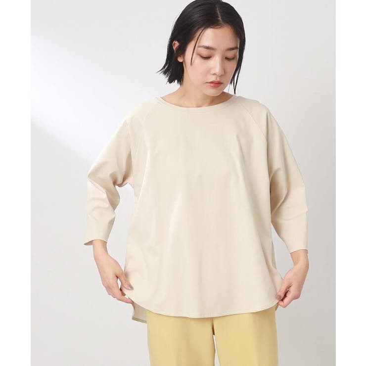 ナチュラル(050) | レースローウエストペプラムトップス | THE SHOP TK