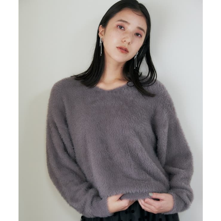 トープ(054) | 【＠BAILA掲載】【前後2way】フェザーニット/洗える | THE SHOP TK