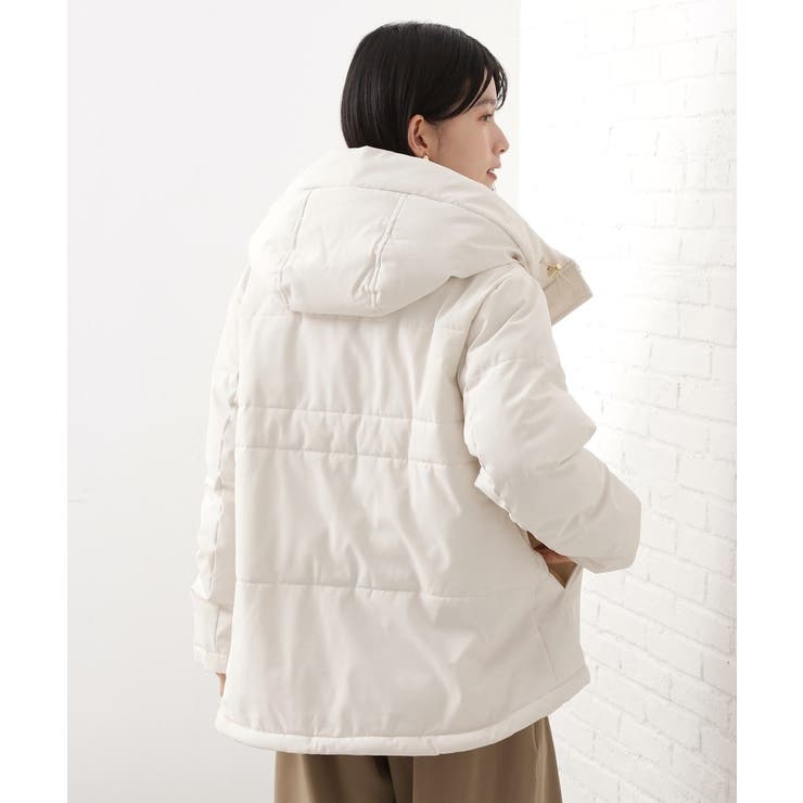 【すっきり見えシルエット】上品ふわもこ中綿ブルゾン | THE SHOP TK | 詳細画像11 