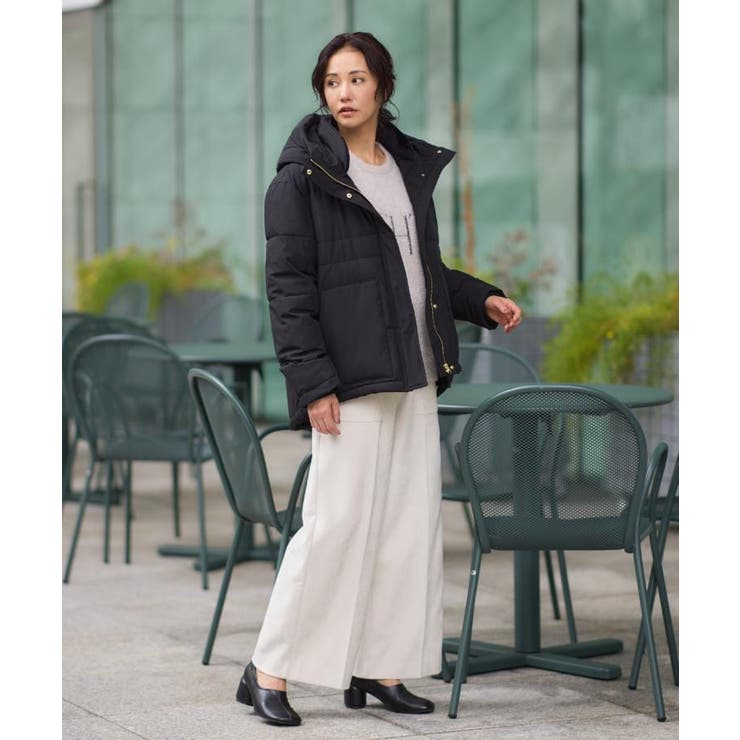 【すっきり見えシルエット】上品ふわもこ中綿ブルゾン | THE SHOP TK | 詳細画像3 