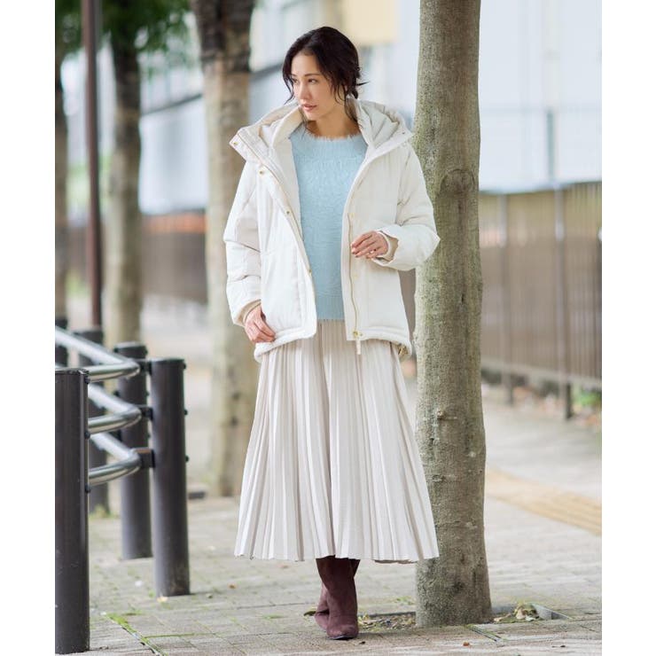 【すっきり見えシルエット】上品ふわもこ中綿ブルゾン | THE SHOP TK | 詳細画像9 