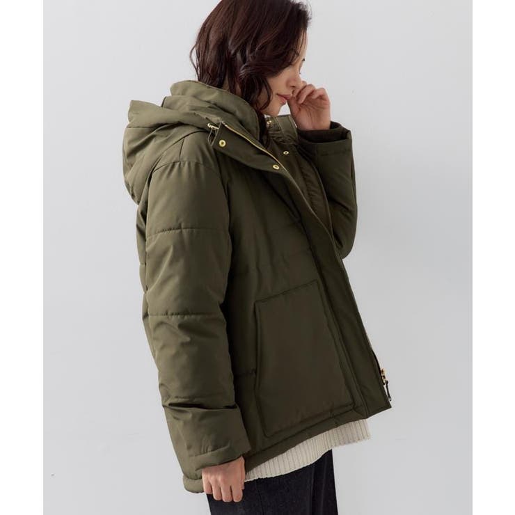 【すっきり見えシルエット】上品ふわもこ中綿ブルゾン | THE SHOP TK | 詳細画像15 