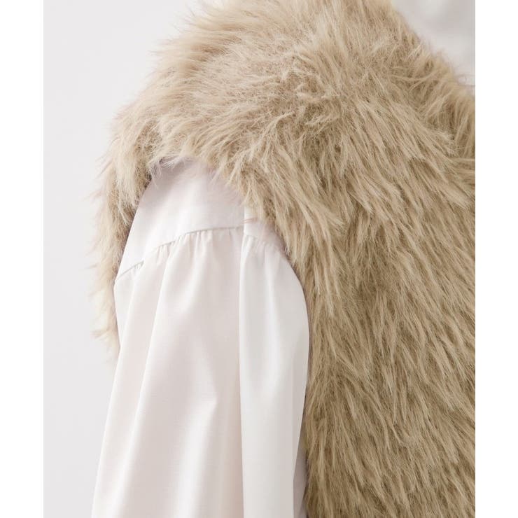 ふわふわフェザーベスト/洗える | THE SHOP TK | 詳細画像17 