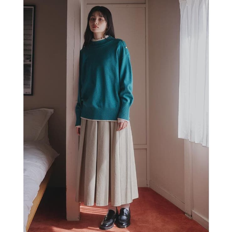 【インしないで着られる】金ボタン ハイネックニット 毛玉になりにくい | THE SHOP TK | 詳細画像11 