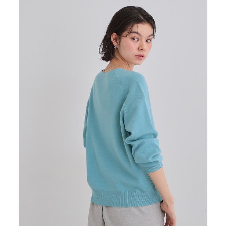 【すっきりシルエットが叶う】大人のためのVネックニット 毛玉になりにくい 静電気… | THE SHOP TK | 詳細画像30 