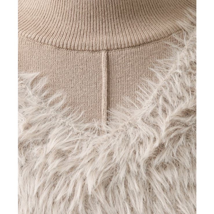 優秀ふわふわベスト＆ニットワンピース【毛玉になりにくい/静電気防止/洗える】 | THE SHOP TK | 詳細画像4 