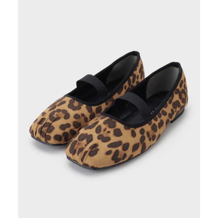 キャメルブラウン(141) | サテンスクエアバレエシューズ | THE SHOP TK