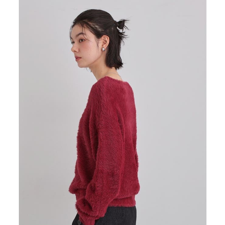 【華やかで柔らか】ふわふわフェザーニット/洗える・前後2WAY | THE SHOP TK | 詳細画像33 