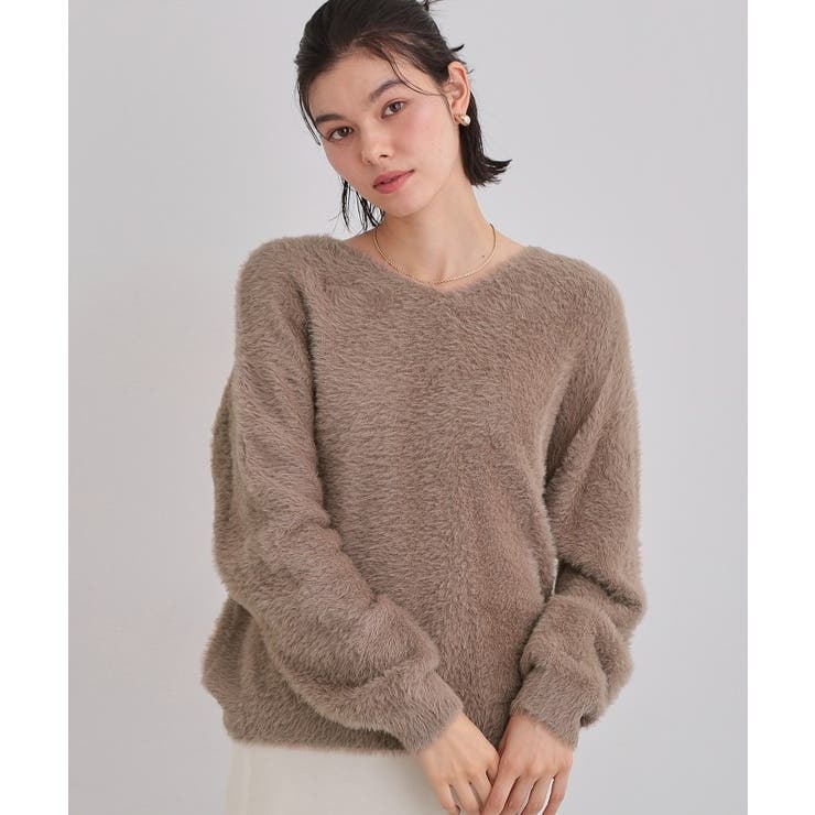 【華やかで柔らか】ふわふわフェザーニット/洗える・前後2WAY | THE SHOP TK | 詳細画像28 