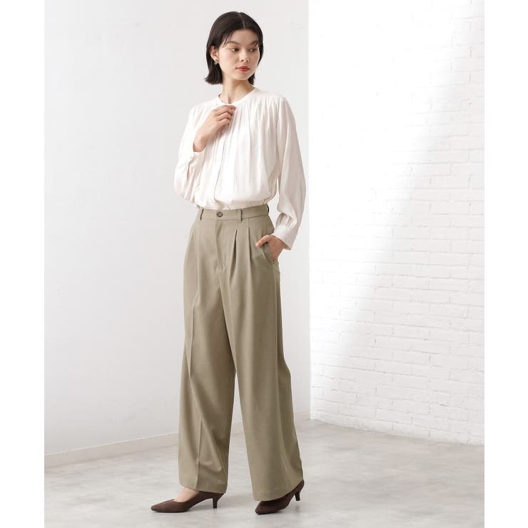 【きれいめもカジュアルもお任せ】2タックワイドパンツ【セットアップ可】 | THE SHOP TK | 詳細画像25 
