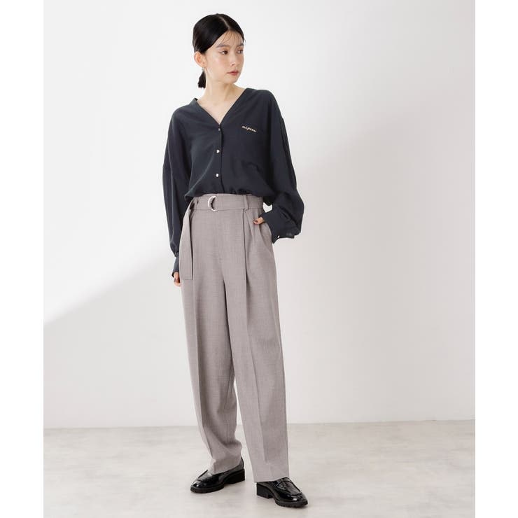 刺繍ポケットオーバーシャツ【体型カバー/洗濯機OK】 | THE SHOP TK | 詳細画像7 