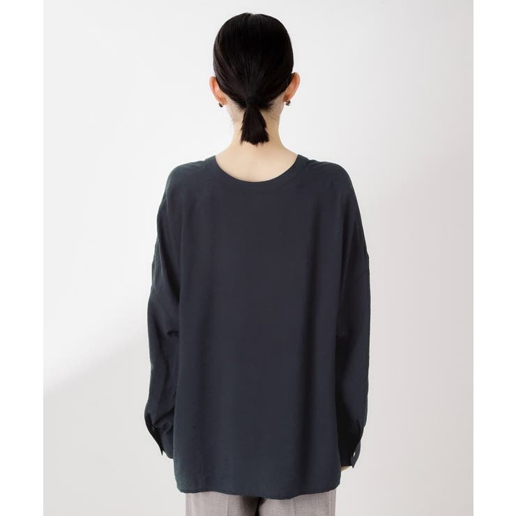 刺繍ポケットオーバーシャツ【体型カバー/洗濯機OK】 | THE SHOP TK | 詳細画像15 