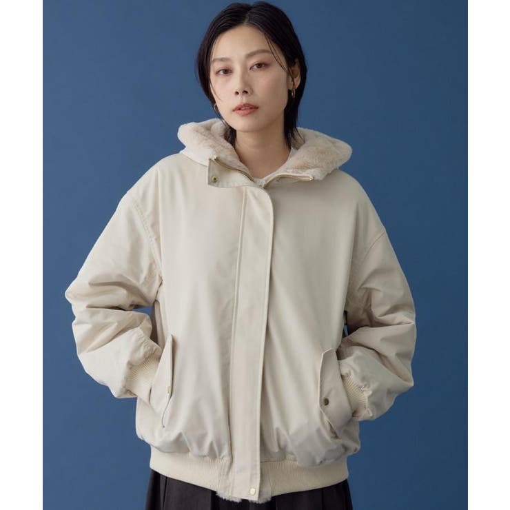 【2WAY/洗える】リバーシブル フェイクファーブルゾン | THE SHOP TK | 詳細画像9 