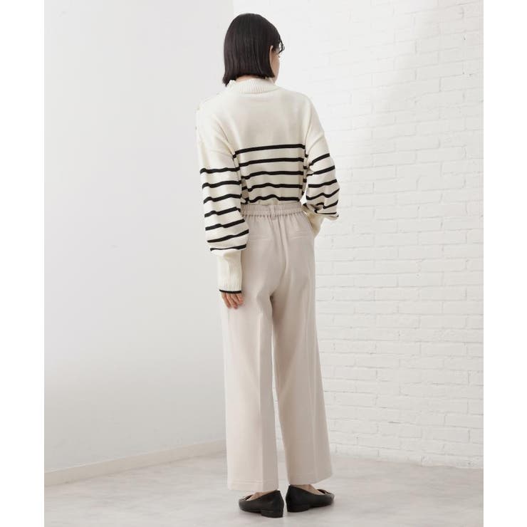 【着丈選べる/XS～XLサイズ】あったか裏起毛ワイドパンツ | THE SHOP TK | 詳細画像46 