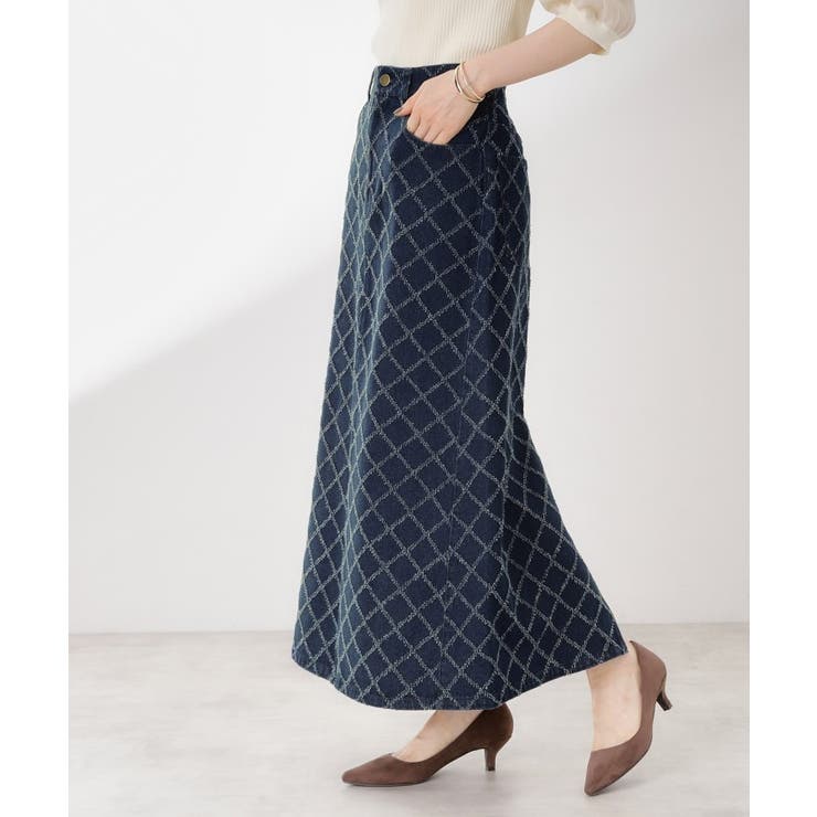 ジャカードデニムロングスカート【洗濯機OK】 | THE SHOP TK | 詳細画像5 