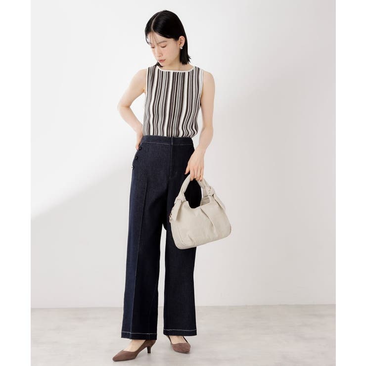 ロゴショルダー付きナイロンミニボストン | THE SHOP TK | 詳細画像4 