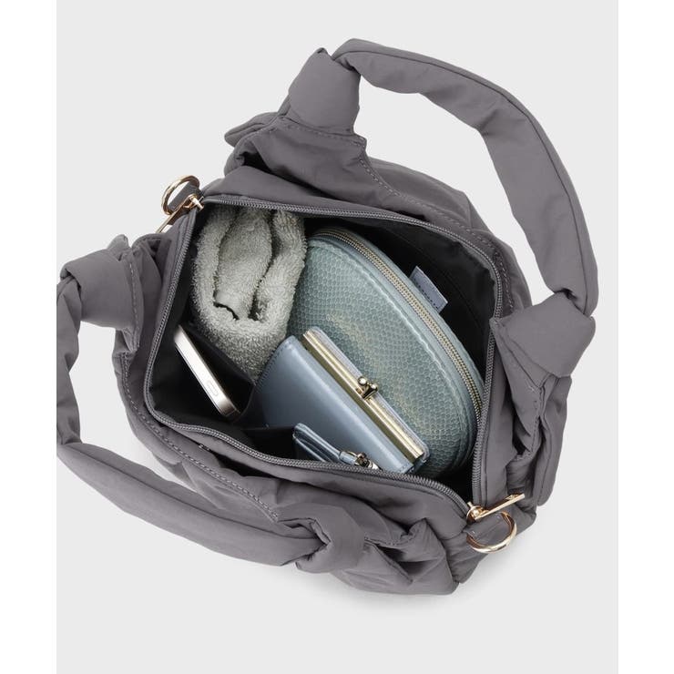 ロゴショルダー付きナイロンミニボストン | THE SHOP TK | 詳細画像16 