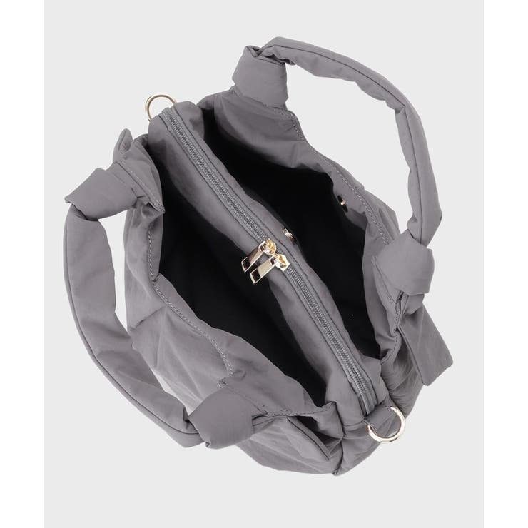 ロゴショルダー付きナイロンミニボストン | THE SHOP TK | 詳細画像19 