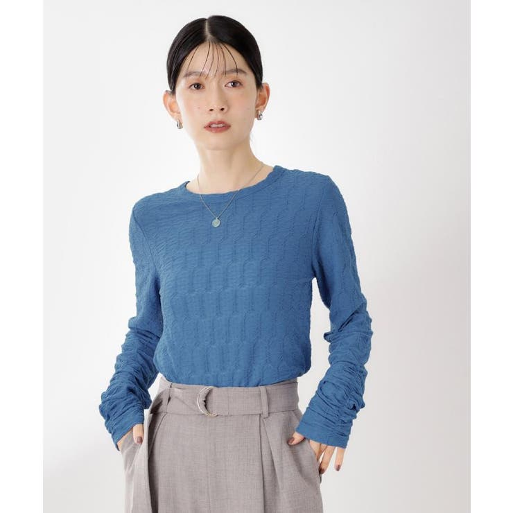 ウェーブシアー袖クシュプルオーバー【洗濯機OK】 | THE SHOP TK | 詳細画像11 