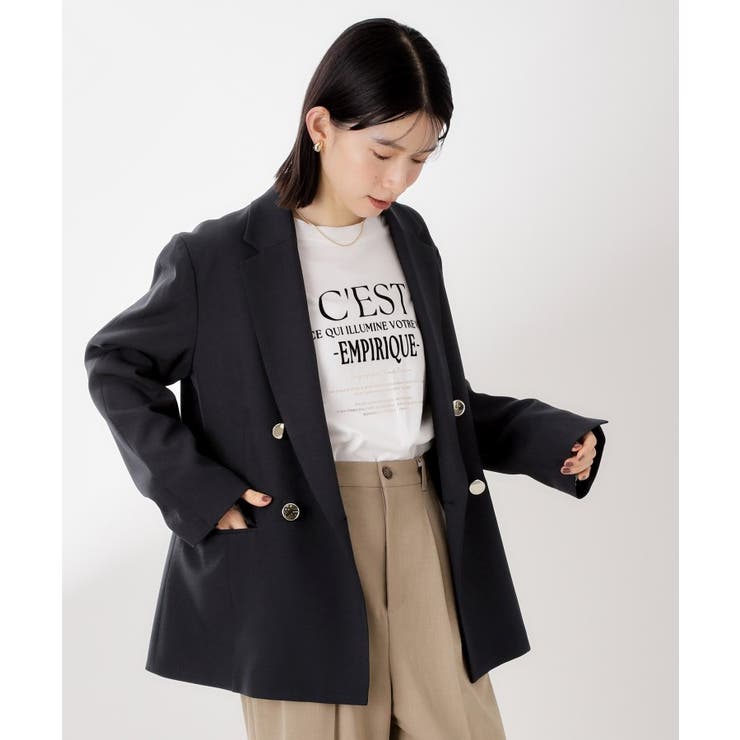 【今羽織るなら】ダブルブレストジャケット【セットアップ可/洗える】 | THE SHOP TK | 詳細画像23 